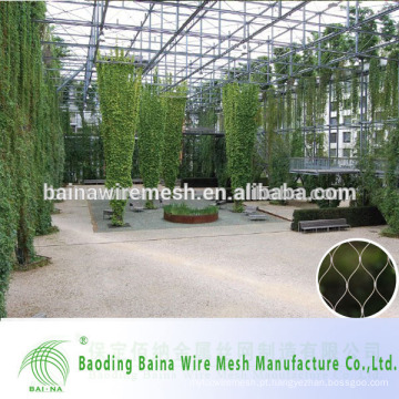 China Supplier Hot Sale Green Steel Rope Mesh